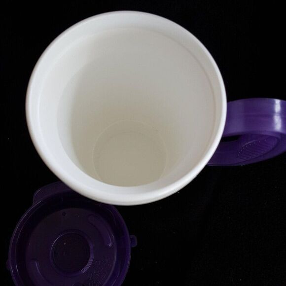 Disney Parks Minnie & Mickey Whirley Disney Parks 7" Refillable Purple Mug Cup - Picture 9 of 10